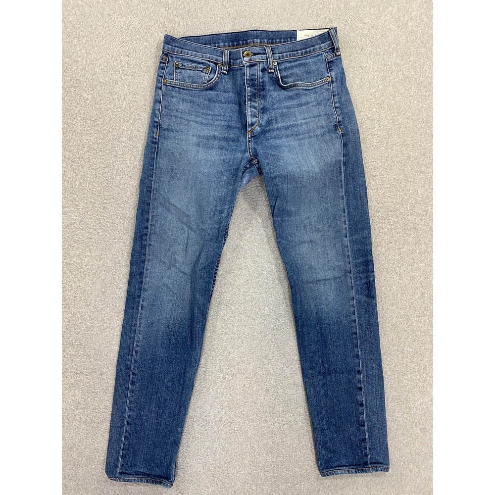 Rag Bone Jeans Mens 32x30 Fit 2 Slim Throop Wash Designer Denim Button Fly Pants